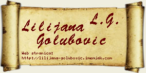 Lilijana Golubović vizit kartica